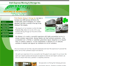 Desktop Screenshot of irishexpressmoving.com